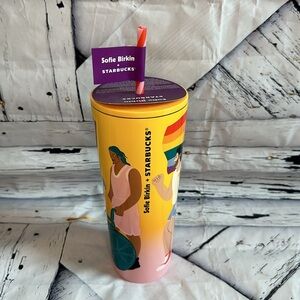 NWT SOFIE BIRKIN + STARBUCKS PRIDE VENTI STEEL TUMBLER LIMITED ARTIST COLAB
